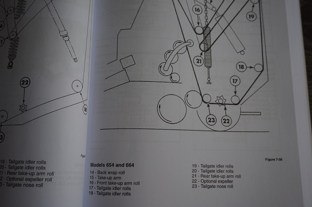 New Holland round baler 634 644 654 664 workshop service manual book